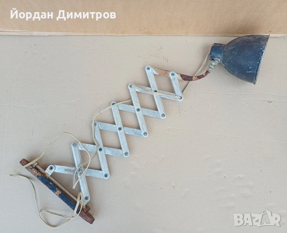 Стара лампа, снимка 2 - Антикварни и старинни предмети - 53487101