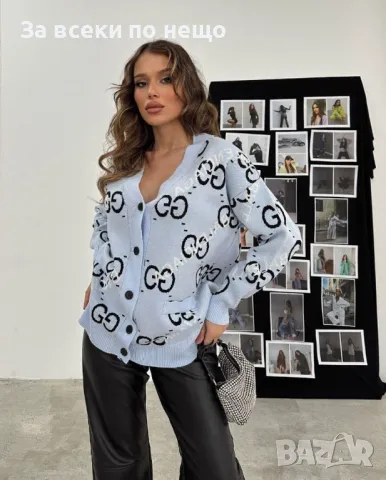 Дамски пуловер с дълъг ръкав фино плетиво Barbie🔝Gucci🔝Yves Saint Laurent Код LFS195, снимка 3 - Блузи с дълъг ръкав и пуловери - 48025572