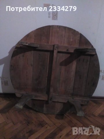 Софра паралия,стара дървена маса в много добро състояние., снимка 2 - Антикварни и старинни предмети - 39284557