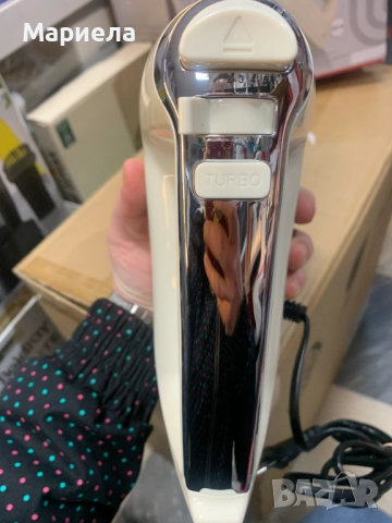 Миксер 300W с 2 комплекта бъркалки , Черен, снимка 7 - Миксери - 52689036