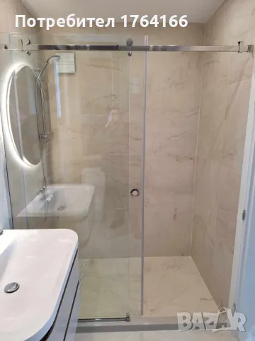 Стъклена душ кабина за баня с плъзгаща система ALLFA от ЕНИ ГЛАС ЕООД, снимка 2 - Душ кабини и вани - 47691384