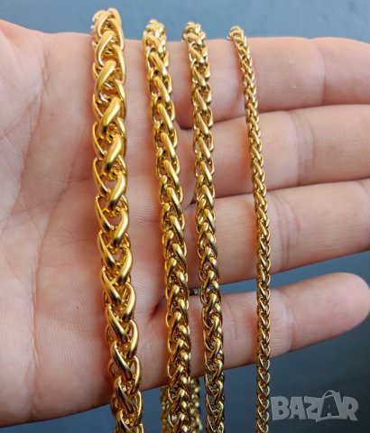 🔝 Синджир ланец верижка златен златна гривна, модел: 2,  18К, снимка 8 - Колиета, медальони, синджири - 25376099