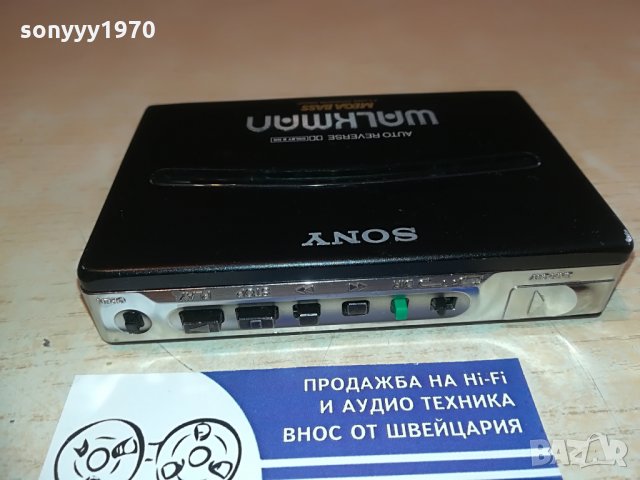 sony wm-190 walkman-made in japan-mettal, снимка 10 - MP3 и MP4 плеъри - 28413376
