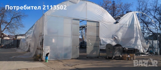 Метална конструкция за оранжерия - 320 кв. м