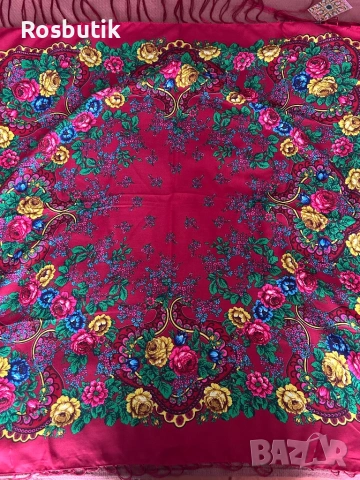 Традиционен руски вълнен шал , снимка 8 - Шалове - 53259817