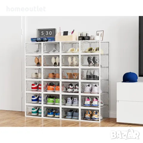 ПРОМОЦИЯ Многофункционален модулен шкаф за съхранение FY-DE-XH231211128, снимка 3 - Шкафове - 48848210