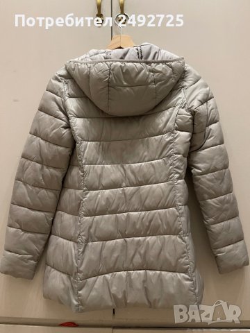 Яке дамско бежово с качулка, снимка 2 - Якета - 43330752