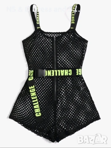 Дамски къс летен плажен гащеризон , снимка 2 - Гащеризони - 50526319