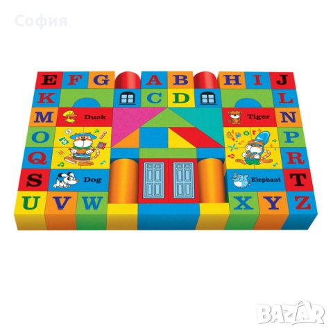 Играчка пъзел с блокчета за строене, снимка 2 - Игри и пъзели - 43022868