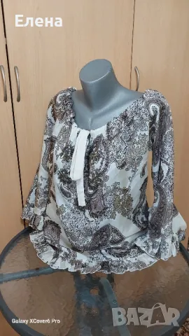 Блуза Smooph .100% коприна. размер L/M., снимка 6 - Блузи с дълъг ръкав и пуловери - 49977987