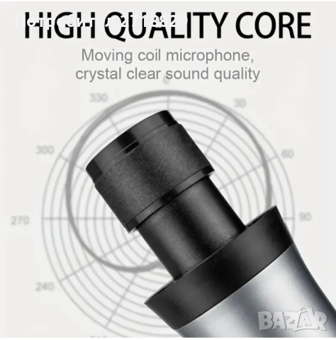 Микрофон.Комплект от два микрофона с безжичен приемник с usb зареждане за партиколона, караоке, снимка 3 - Микрофони - 51548326