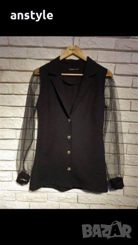 Елегантно сако с тюлен ръкав