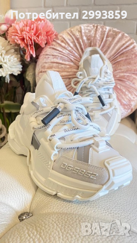 сникърси Долче и Габана 38*D&G Colour Block Lace-Up Sneakers, снимка 5 - Маратонки - 44871955