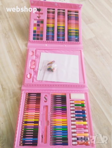 Най-големия комплект за рисуване - 208 части за млади художници, снимка 4 - Рисуване и оцветяване - 43165279