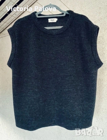 Лукс пуловер /елек GIVN BERLIN органик вълна, снимка 2 - Корсети, бюстиета, топове - 52439773