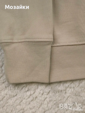 Pepe Jeans London Бежова качулка с френски тери и лого в центъра - Размер 16 години (170), снимка 5 - Суичъри - 53595636