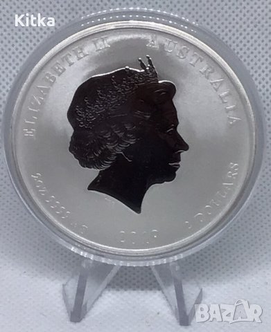 2 oz Лунар 2019 г. - UNC, снимка 2 - Нумизматика и бонистика - 42993173