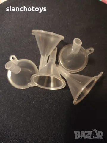 Пластмасови фунийки,малки, 5 бр., снимка 5 - Други стоки за дома - 48935158