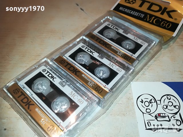 поръчани-tdk mc60 microcassette 3бр 2305211104, снимка 12 - Аудио касети - 32970317