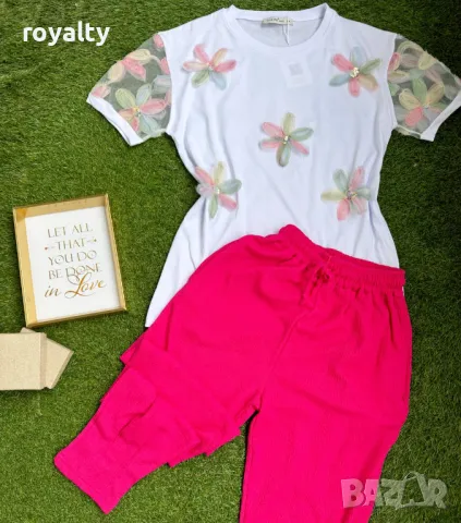 Памучни дамски комплекти Различни дизайни , снимка 2 - Комплекти - 49754809