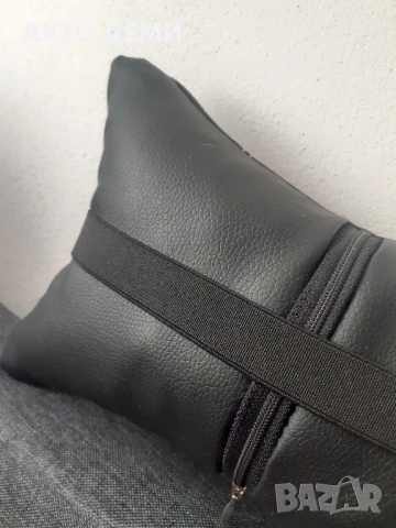ТОП Цена за 2бр-18лв Черни кожени възглавнички с лого на Форд FORD, снимка 5 - Аксесоари и консумативи - 51028111