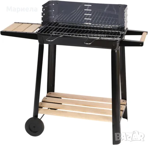 Скара на Дървени Въглища / 85,5х41х78см. / Градинско Барбекю, снимка 2 - Барбекюта - 49841543