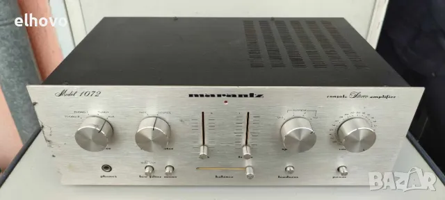 Стерео усилвател Marantz 1072, снимка 3 - Ресийвъри, усилватели, смесителни пултове - 49846555