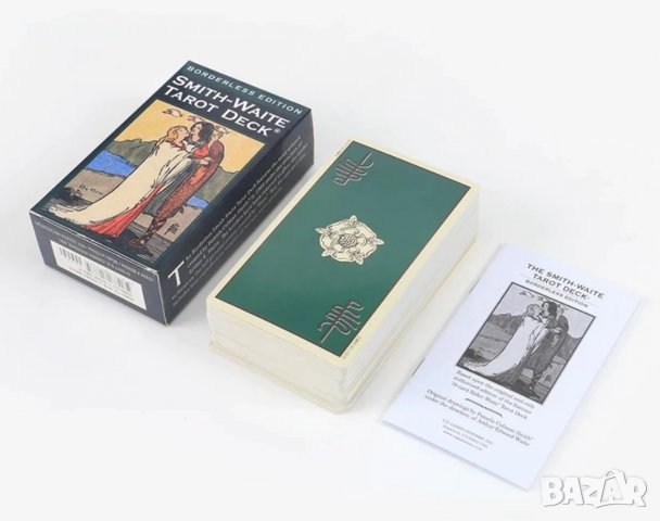 Таро карти 12смх7см с книжка: Smith-Waite Borderless Edition Tarot, снимка 7 - Карти за игра - 37421622