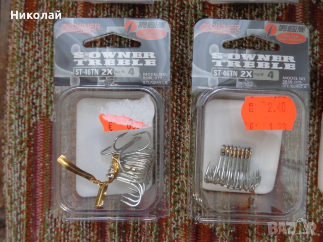 Воблери,блесни,силикони,джиг глави,морски тройки(2 хикса) и др., снимка 8 - Такъми - 52502795