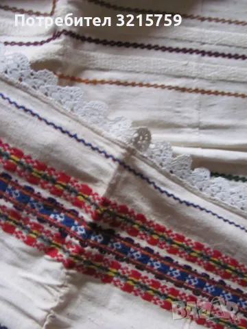19в. кърпа ръчно тъкан памучен кенар, снимка 6 - Антикварни и старинни предмети - 49424160