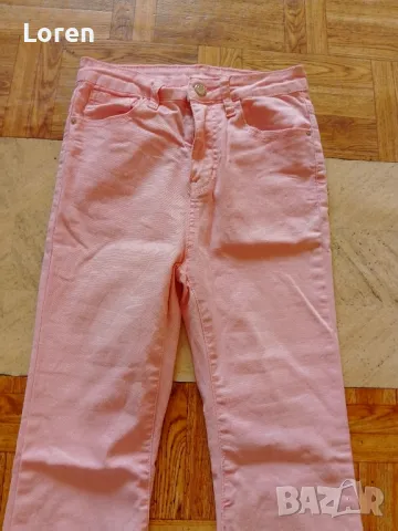 Като нови!Розови дънки тип юкейски , снимка 3 - Дънки - 49541445