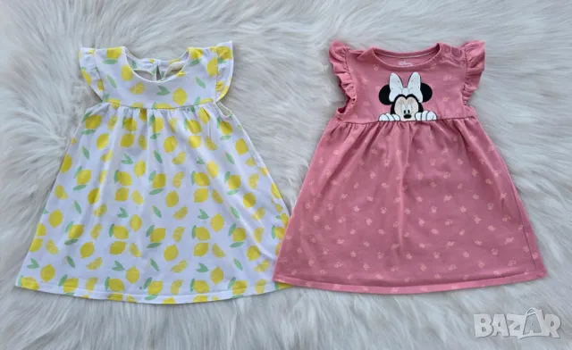 Детска рокля с лимони 18-24 месеца, снимка 5 - Бебешки рокли - 50088755