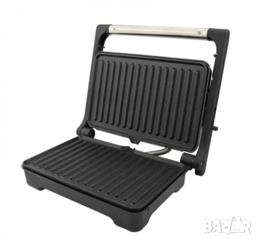 Тостер-сандвич Rosberg 1500W, Грил незалепващи бр. 1 плочи, Инокс с черно, 2 ГОДИНИ ГАРАНЦИЯ, снимка 6 - Други - 51969375