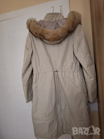 Дамско палто Кensol, с естествен пух,номер 48 бг, снимка 2 - Якета - 48157138