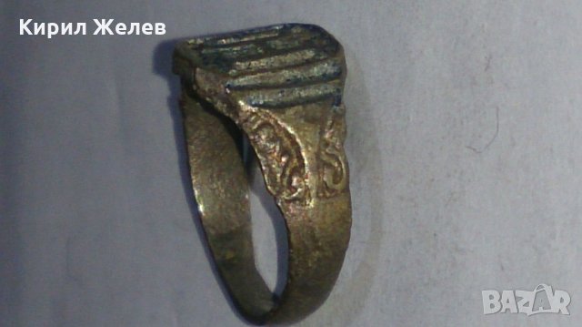 Старинен пръстен сачан над стогодишен - 67011, снимка 3 - Пръстени - 29011924