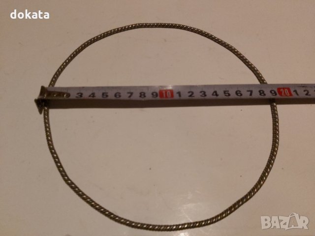 Стар сребърен венец -55 грама. , снимка 2 - Антикварни и старинни предмети - 35222278