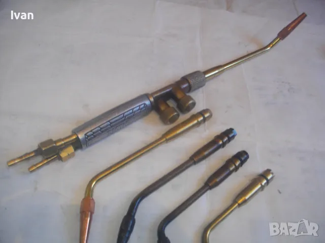 ПРОФЕСИОНАЛНА ОКСИЖЕННА АЦЕТИЛЕНОВА ГОРЕЛКА YLDIZ с 5 рамена и дюзи ОТЛИЧНА, снимка 13 - Други инструменти - 47938946