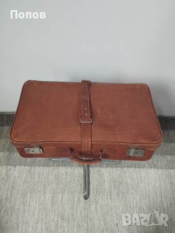 Колекция от стари кожени куфари, снимка 12 - Куфари - 44846772