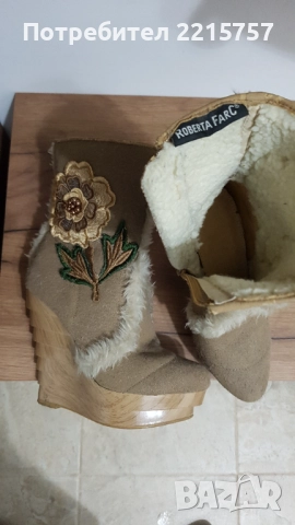 Ботуши от естествена телеш.кожа и велур. От Италия., снимка 14 - Дамски ботуши - 38293537