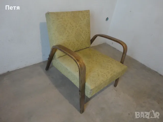 Стар фотьойл за реставрация, снимка 4 - Дивани и мека мебел - 49617896