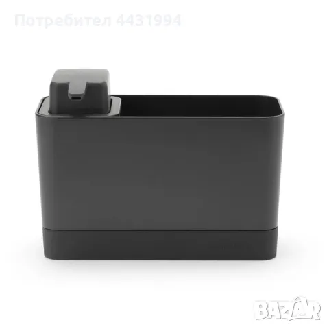 Органайзер за мивка с дозатор за течен сапун Brabantia Dark Grey, снимка 1
