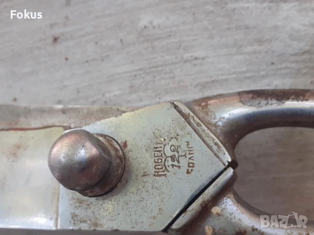 Голяма маркова шивашка ножица страхотен ряз, снимка 4 - Антикварни и старинни предмети - 53422339