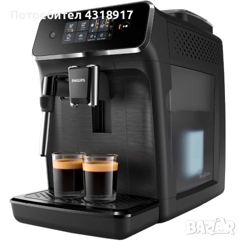 Автоматична еспресо машина Philips EP2220/10, система за разпенване на мляко, 2 напитки, снимка 2 - Кафемашини - 52778027