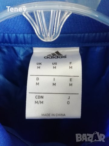 Denmark Adidas оригинална ветровка яке Дания Размер М Горнище Горница , снимка 4 - Спортни дрехи, екипи - 43356080