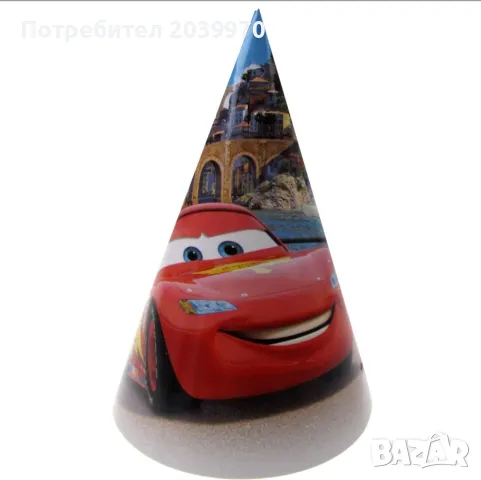 Парти шапки Макуин + топери за торта Макуин, снимка 2 - Други - 49121418