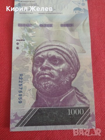 УНИКАЛНА БАНКНОТА 1000 БОЛИВАРА ВЕНЕЦУЕЛА ПЕРФЕКТНА МНОГО КРАСИВА СТИЛНА ЗА КОЛЕКЦИЯ 28382, снимка 2 - Нумизматика и бонистика - 37132112
