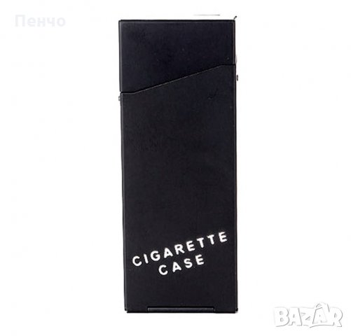 Алуминиева малка кутия за тънки цигари табакера слим тънка дълга Case slim за жени женски, снимка 2 - Табакери - 26671730