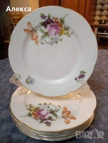 Немски порцелан , снимка 4 - Чинии - 52775490