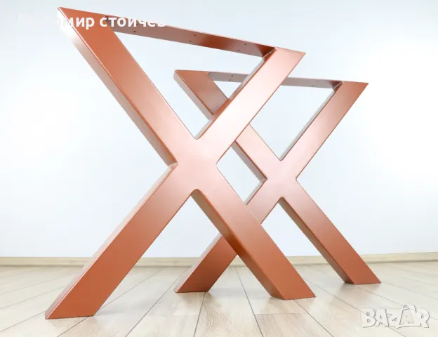 Метални крака за холна маса, трапезна маса, бюро, пейка, снимка 5 - Маси - 47699113