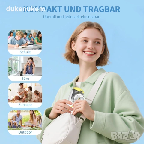 Преносим инхалатор, Mesh небулизатор за деца и възрастни, снимка 6 - Медицинска апаратура - 53096106